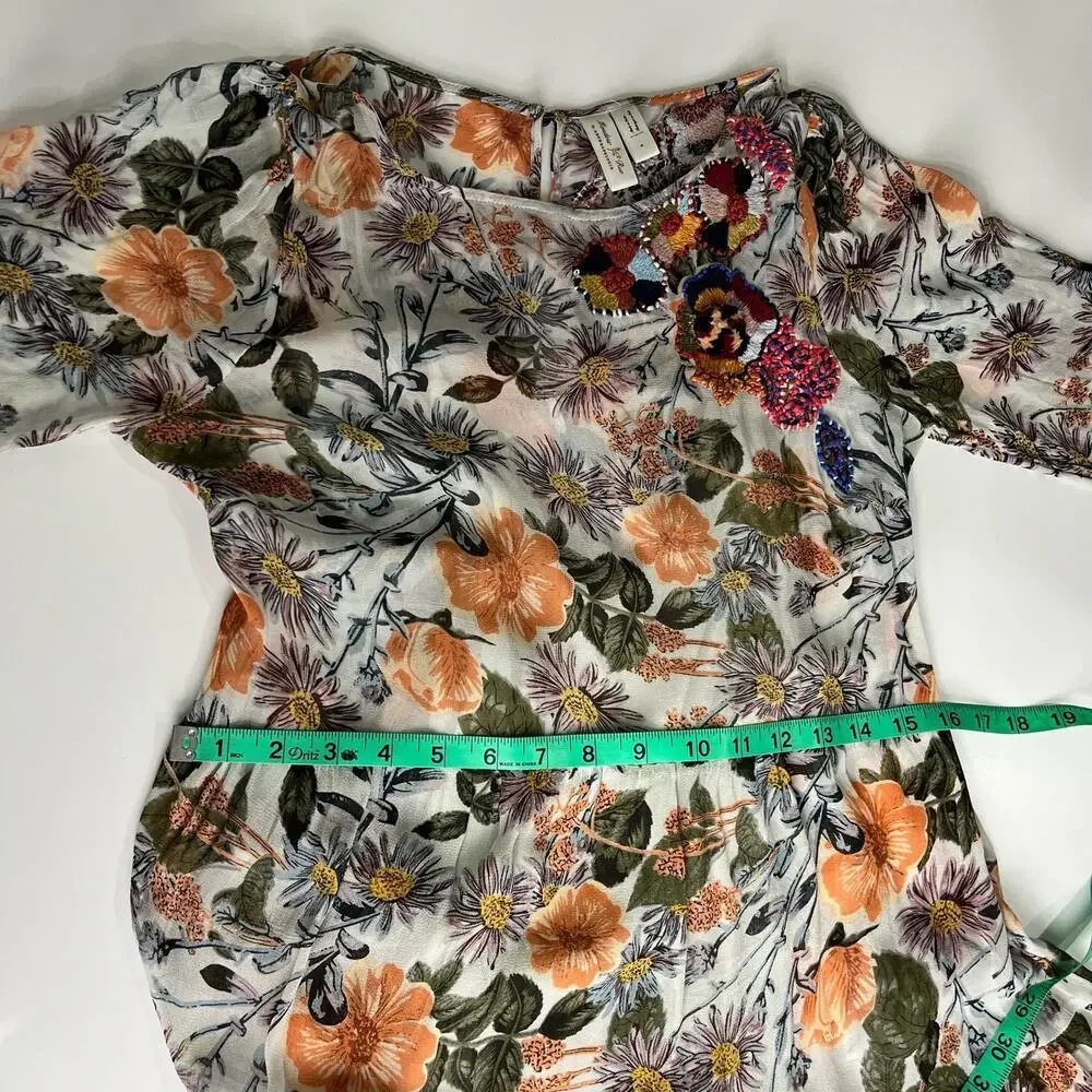 Anthropologie Floral Midi Dress - Multicolor - Picture 6 of 15